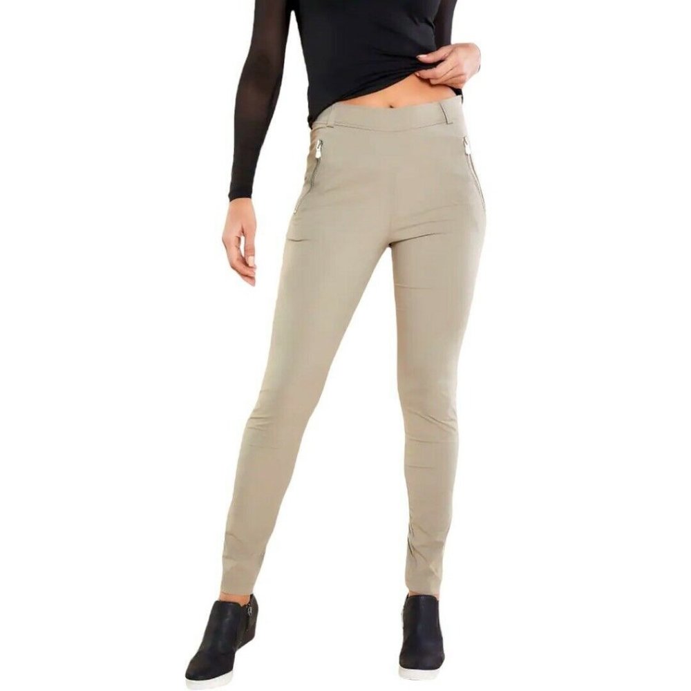Anatomie Womens Brown Marisa Curvy High Waist Ankle Skinny Leg Pants Size XS